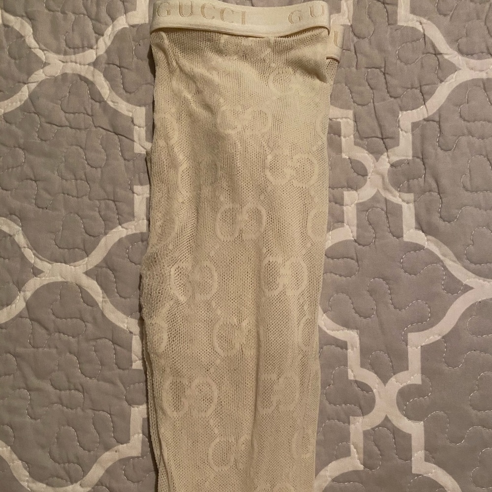 Gucci white tights